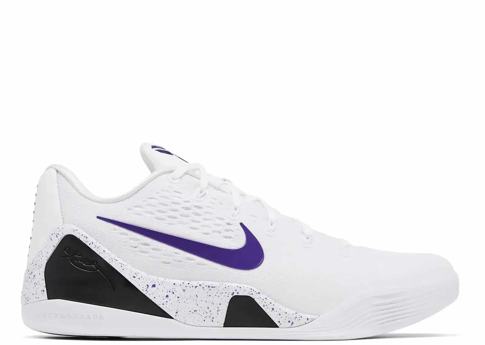 Nike Kobe 9 Elite Low EM Protro White Court Purple - My Suti